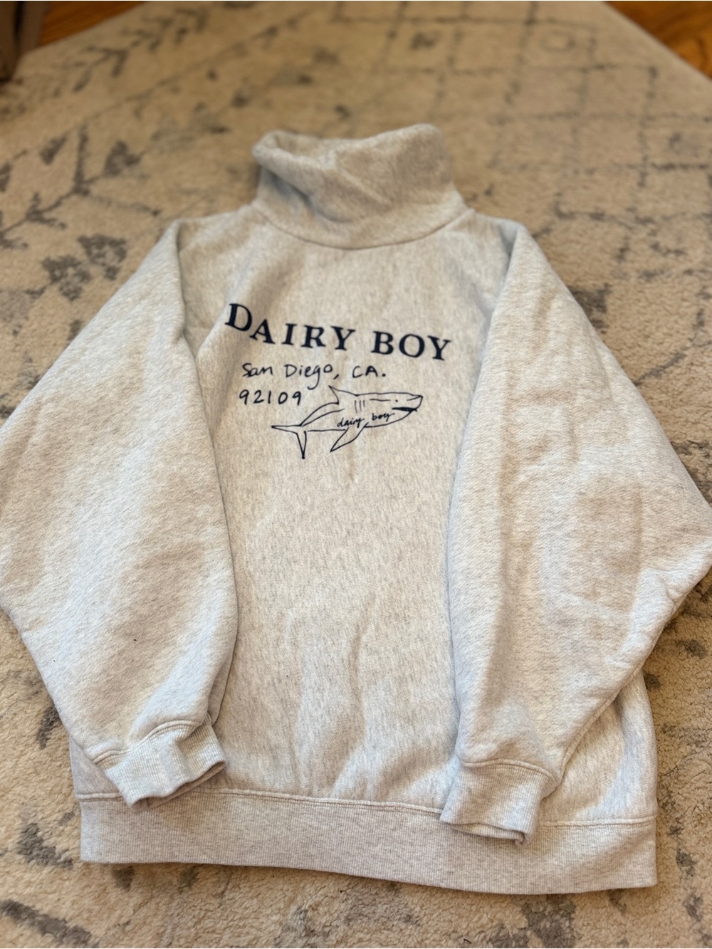 Rare Dairy Boy San Diego Turtleneck Sweatshirt XS/S - Picture 3 of 8